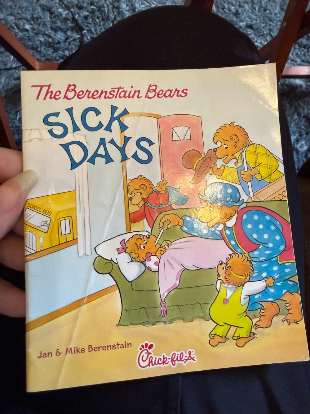 Berenstain Bears Sick Days - Kids Story Paperback Book